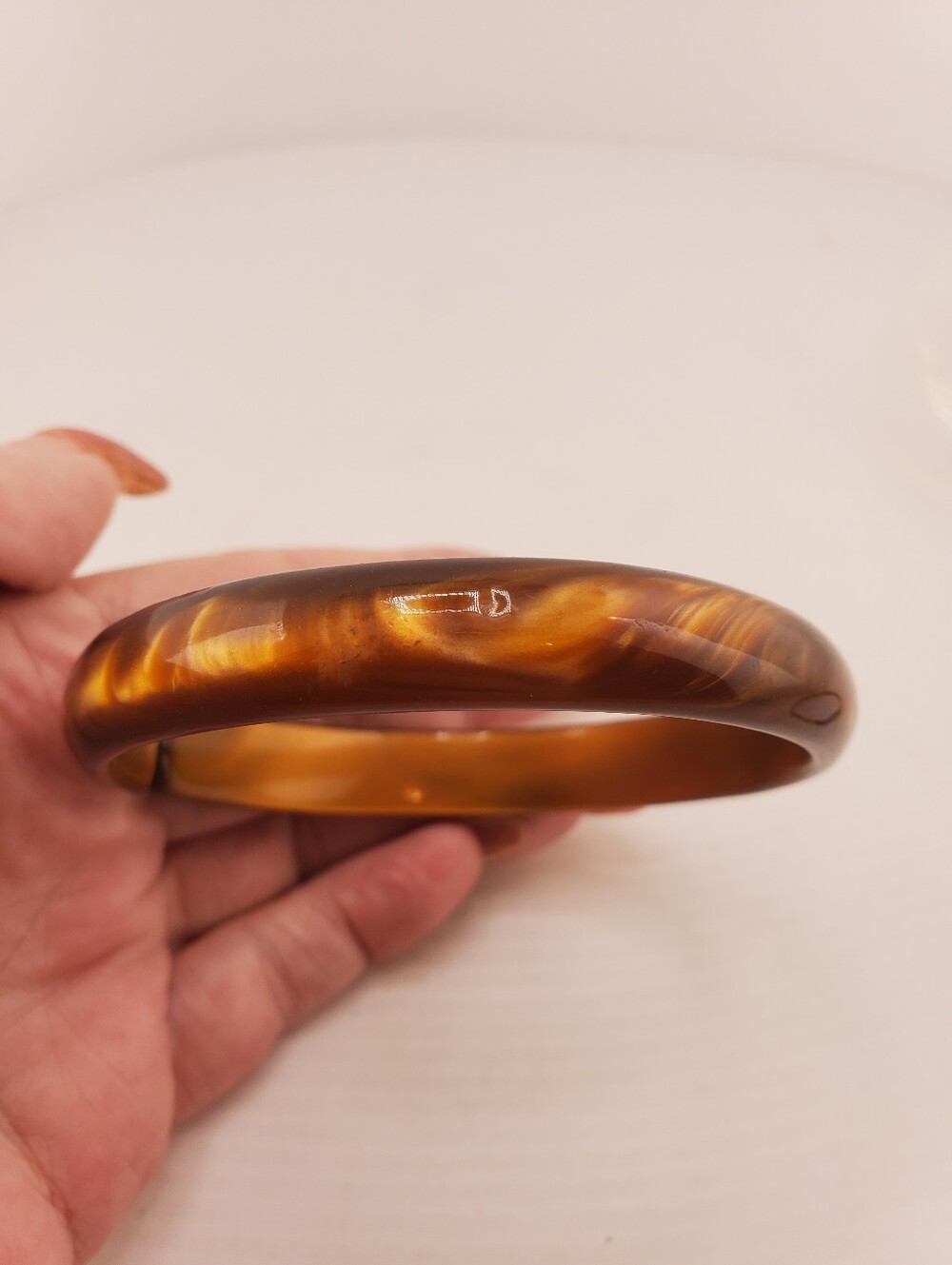Vintage Moonglow Lucite Bracelet